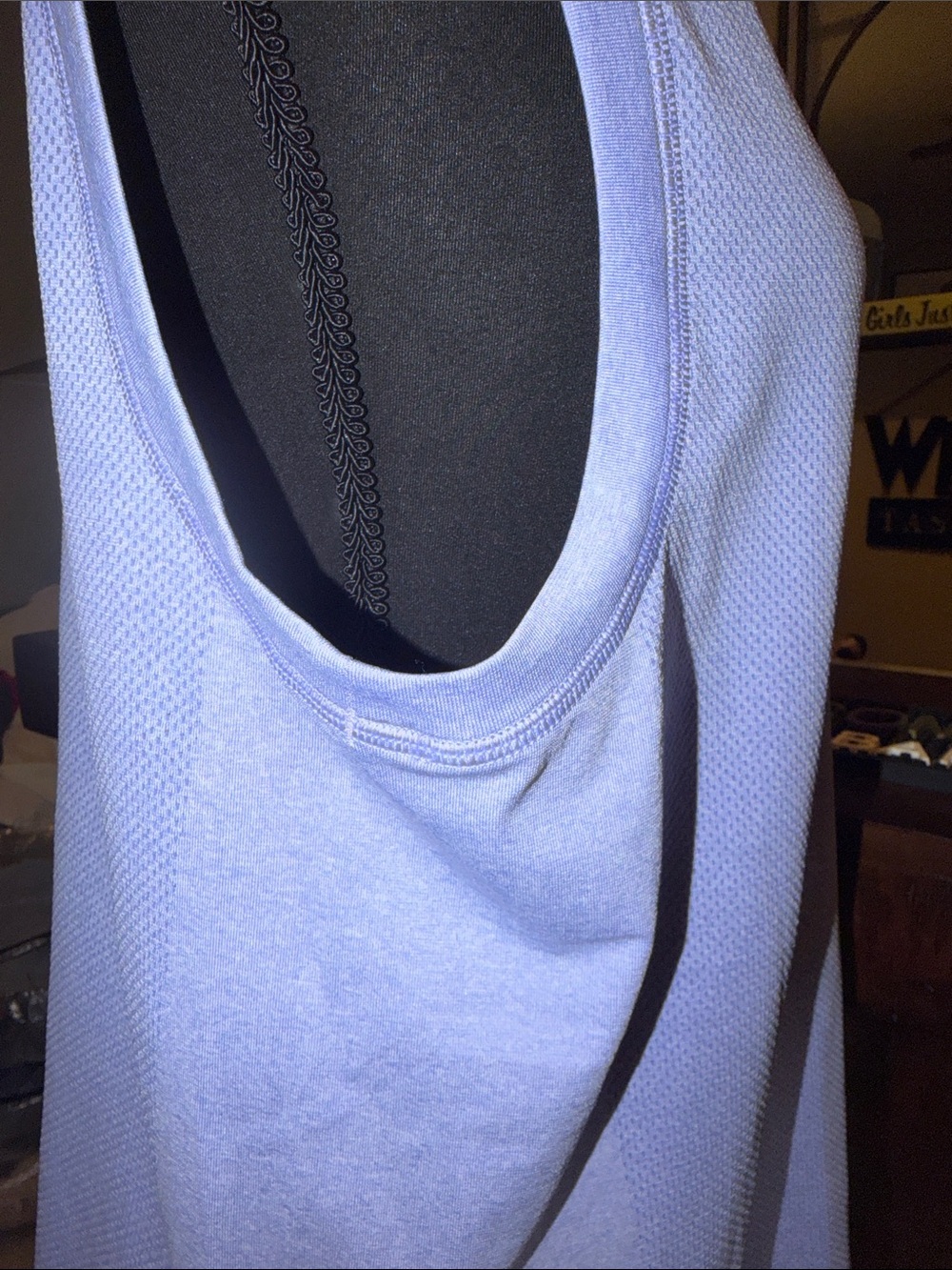 Peloton Men's Sleeveless Training Tank In Periwinkle Blue - Picture 10 of 10